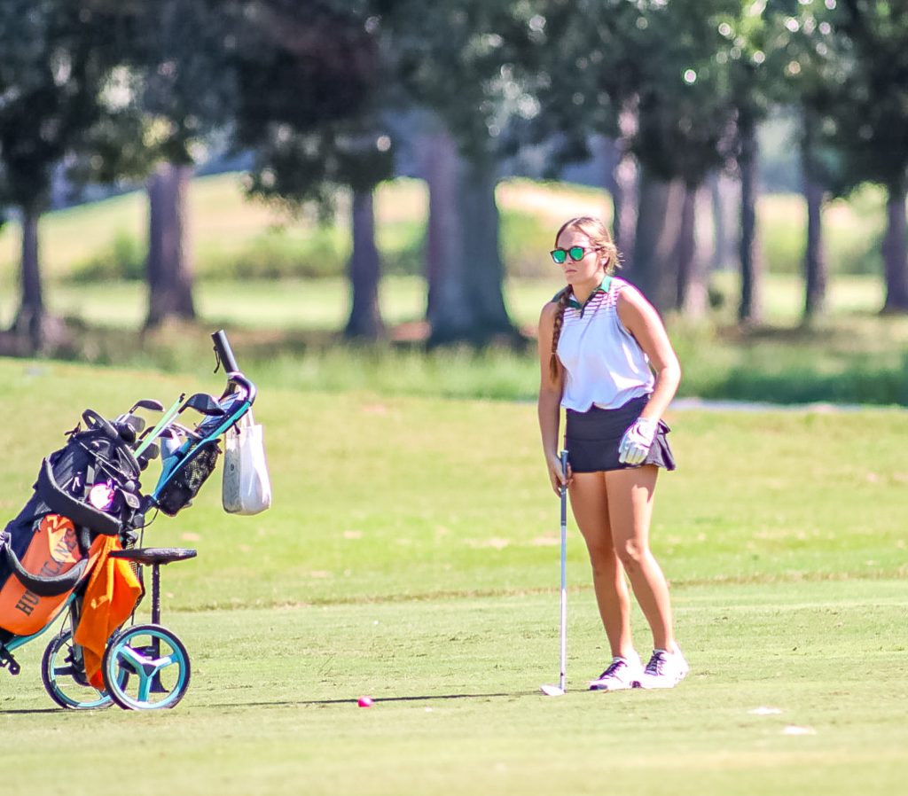 Freshman Kelsie Dearman of West Harrison