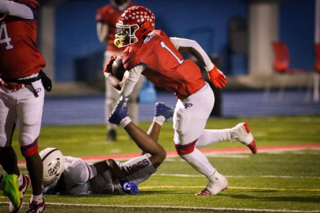 Pascagoula running back Amarie Jackson